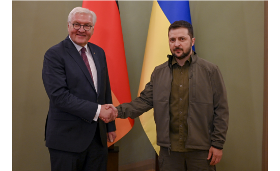 Владимир Зеленский Германы ерөнхийлөгчтэй ярилцав