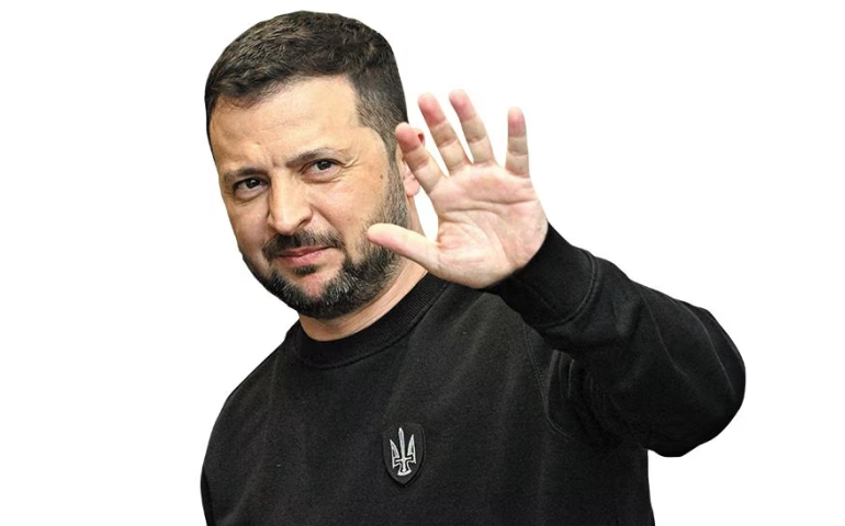 Украины ерөнхийлөгчийн цамцан дээрх таних тэмдэг ямар утгатай вэ?